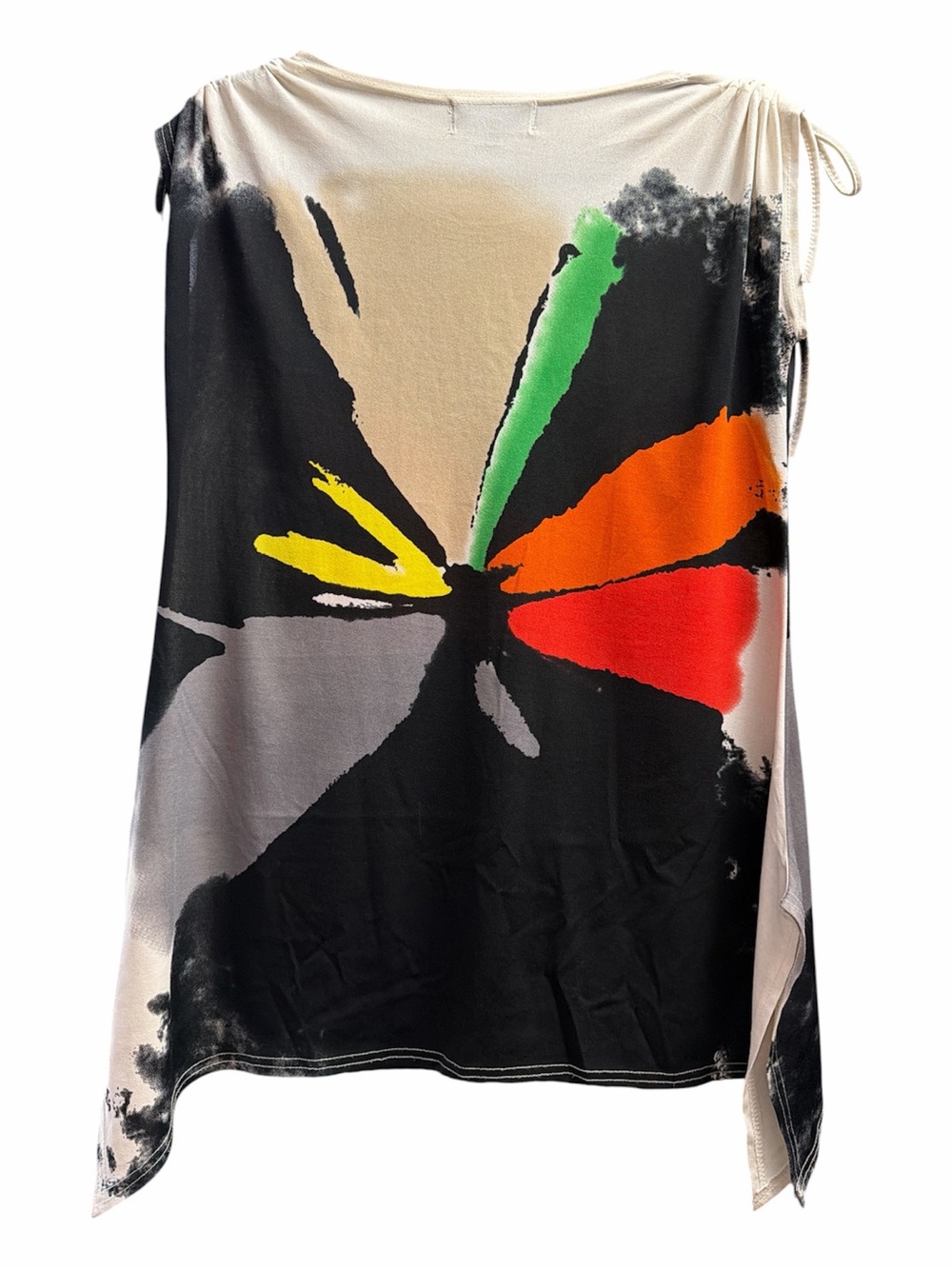 Patrizia Luca Milano Artsy Abstract Floral Tunic Top Small - Picture 2 of 4